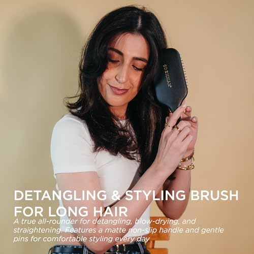 Denman Gentle Paddle Hairbrush for Comfortable Detangling, Blowdrying and Styling - Image 4
