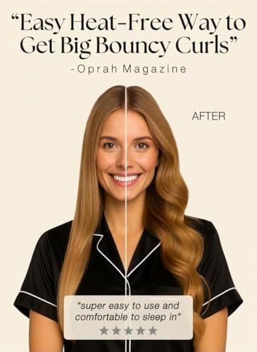 Lily England Heatless Curls Overnight Set - Satin Hair Curlers to Sleep In - Image 2