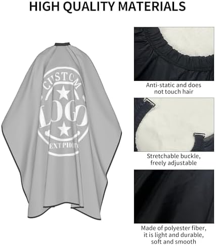 Custom Barber Cape Customized Haircut Capes Logo Text Photo Salon Hairdressing Apron for Home and Barbershop - Image 6