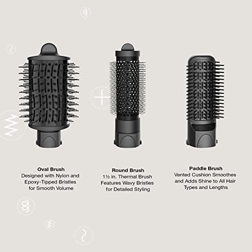 Conair The Curl Collective 3-in-1 Blowout Kit, 3 Interchangeable Brush Attachments to Create Your Perfect Blowout - Image 4