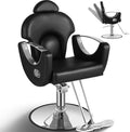 Salon Chair for Hair Stylist, Reclining Barber Salon Chair Styling Chair by Tythical