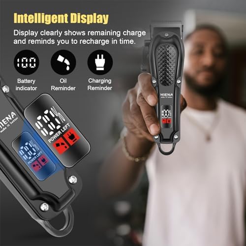 HIENA PRO Hair Clippers for Men, Cordless Hair Cutting Kit - Image 3