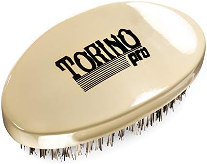 Torino Pro Wave Brush #1510 - By Brush King - Curved, Hard Palm/Military 360 Waves - Image 2