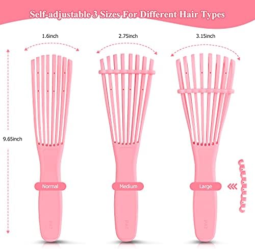 URTHEONE Detangling Brush for Black Natural Hair, 3A-4C Curly Afro Brush - Image 3