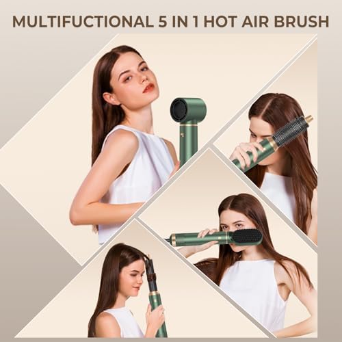5 in 1 Blow Dryer Brush, Hair Dryer Brush Set Upgrade Hot Air Brush - Image 3