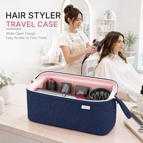 Leudes Hair Dryer Tools Travel Bag for Shark Flex Style Case Air Wrap - Image 5