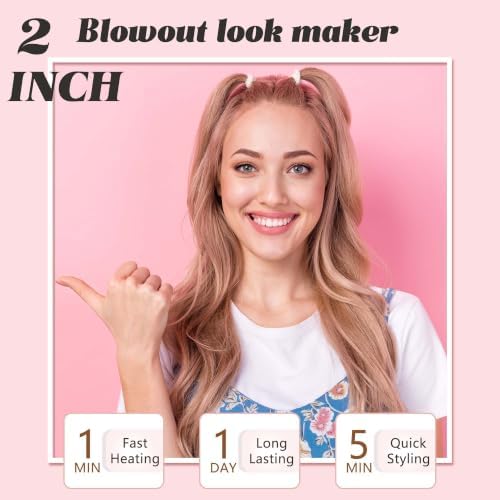 WEEYUM 2 Inch Curling Iron, Large Barrel Curling Iron/Wand, Dual Voltage - Image 2