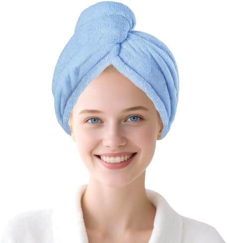 Microfiber Hair Drying Towel Wrap,Hair Turbans Towel for Wet Hair by Unknown