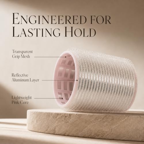 HYOUJIN 18pcs Self-Grip Thermal Hair Rollers Set,Curlers for Women Curls - Image 2