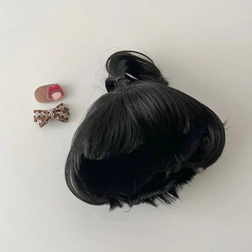 Girls Hair Wig Fashionable Hair Accessory for Girls Cosplay Wig Headdress Synthetic Short/Curly Hairpiece Girl Cosplay Hat - Image 7