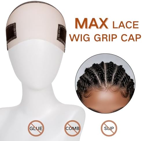 Isshin Beauty Wig Grip Cap for Glueless Wigs: Ear cutouts 11x5 Wide Lace - Image 2