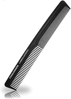 Charlemagne Fine Tooth Hair Comb for Men - 18 cm, Anti-Static Carbon by Charlemagne