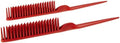 CocoBlack Naturals 3 Row Styling Comb For Detangling, Defining And Separating Curls (Red) by CocoBlackNaturals