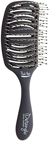 Olivia Garden iDetangle Brush for Wet and Dry Hair - Detangler Brush for Women and Men - Adjusts Tension by Hair Type - For Curly, Wavy or Straight - Flexible Vented Head by Unknown