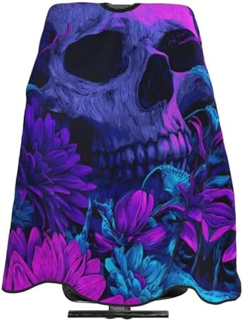 Skull Vintage Hair Cutting Barber Cape Hair Salon and Dyeing Styling Cloth for Women/Men by Luirioe