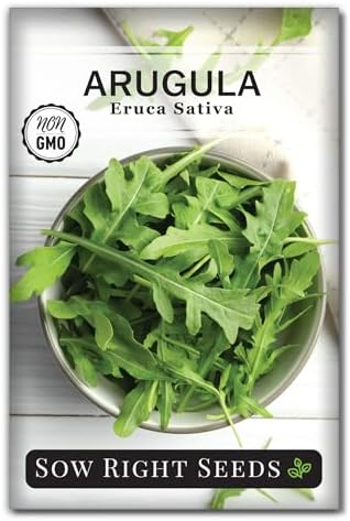 Sow Right Seeds - Arugula Seed for Planting Outdoors or Indoors Garden by SowRightSeeds