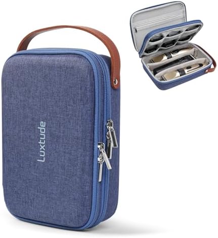 Luxtude Hair Clipper Case, Portable Barber Travel Cases for Trimmers, Guards & Accessories, Fits Wahl, Andis, Hatteker, Oneisal Grooming Tools (Case Only) by Luxtude