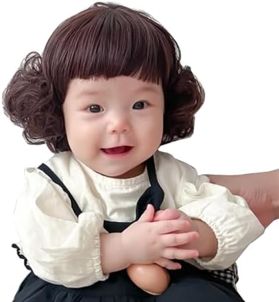 Girls Hair Wig Fashionable Hair Accessory for Girls Cosplay Wig Headdress Synthetic Short/Curly Hairpiece Girl Cosplay Hat - Image 6