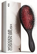 Hair Brush for Men, Wooden Boar Bristle Hairbrush for Detangling & Styling by CREATIVEART
