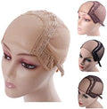 YANTAISIYU 4X4 Inch U Part Swiss Lace Wig Cap for Making Wigs with Adjustable Straps on the Back Glueless Hairnets (Blonde S) by YANTAISIYU