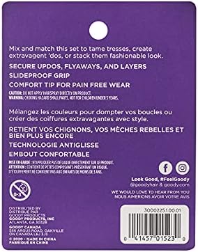 Goody SlideProof Bobby Pin Box with Magnetic Top - 75 Ct, Black Bobby Pins for Hair Styling, Lock In Style, Comfortable, Pain-Free Styling Accessories for Women & Men, All Hair Types - Image 2
