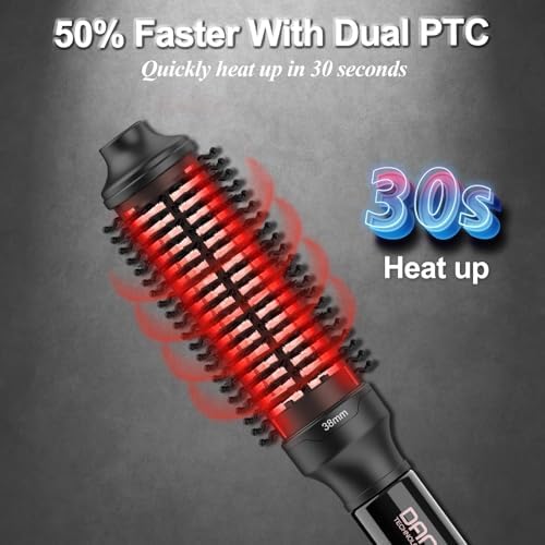 DAN Thermal Brush,Heated Round brush, 1.5 Inch Ceramic Curling Brush - Image 2