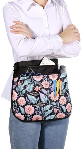 Barber Apron with 5 Pockets, Waterproof and Bleach-proof Hair Stylist Apron for Men and Women - Image 2