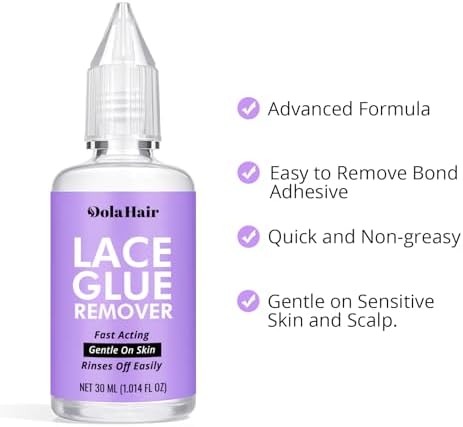 Dolahair Lace Glue Remover for Lace Wigs, Tape-in Extensions Remover, Double-Sided Extension Tape Remover - Image 2