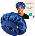YANIBEST Small Satin Bonnet for Men, Hair Bonnet for Short Hair Waves by yanibest