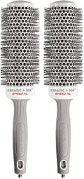 Olivia Garden Ceramic + Ion Speed XL - Extra-Long Round Thermal Hair Brush - Not Electrical - Professional Blowout Brush for Normal to Thick Hair by Unknown