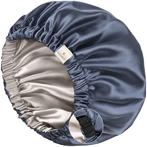 YANIBEST Satin Bonnet for Sleeping Women Men, Adjustable Hair Bonnet by yanibest