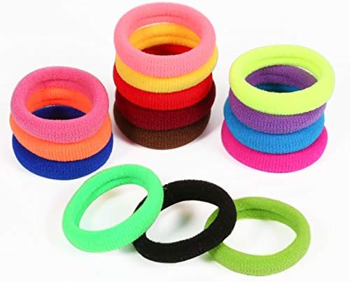 Baby Hair Ties, Elastic Hair Bands for Girls Kids, Toddler Ponytail Holders - Image 3
