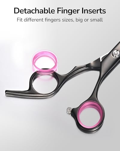 ULG Hair Thinning Scissors Professional Barber’s Texturizing Teeth Shears for Hairdressing, Salon and Home Use Thinning Shears for Hair Cutting, Made of Japanese Stainless Steel, 6.5 inch - Image 6