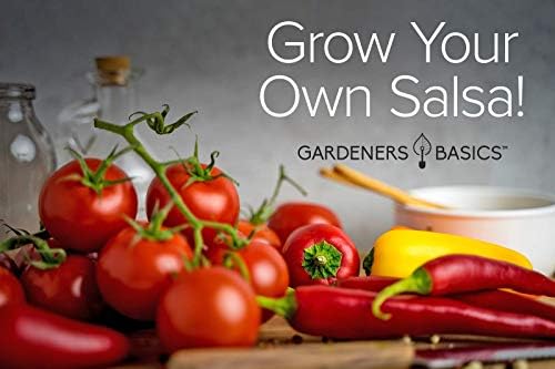 Gardeners Basics, Heirloom Hot Salsa Growing Seed Packets 8 Varieties Habanero, Jalapeno, Serrano Peppers, Roma, San Marzano Tomato, Cilantro, Green Onion, Tomatillo for Garden Non-GMO Heirloom - Image 4