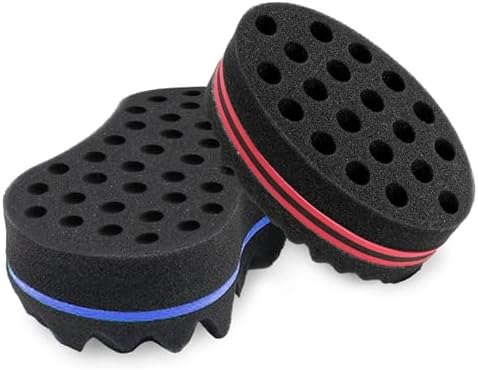 2pcs Hair Sponge Twist Comb, Curl Comb and Twist Brush for Men's Curls and Women's Natural Hair - Image 2