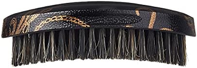 Red by Kiss Premium Pocket Wave X Bow Wow Curved Palm Boar Brush with Case (Medium Bristles) - Image 4