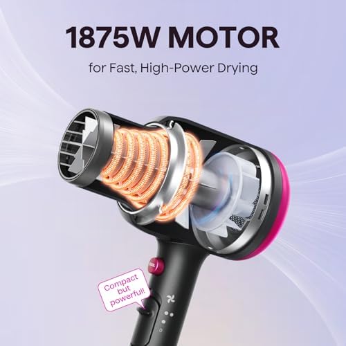 Wavytalk Blown Away Ionic Hair Dryer with Diffuser for Curly Hair - Image 3