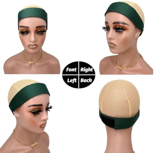 3 Pcs Elastic Bands for Wigs - Lace Melting, Edge Wrap to Lay Edges (Red, Green, Brown Pack) - Image 4