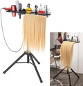 Stainless Steel Braiding Hair Rack Hair Extension Holder Height Adjustable by lukar