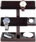 ProCase Wood Watch Display Stand Holder for Men, Wristwatch Tower with T-Bar Design, Hanging Watch Rack, Wooden Wrist Watch Tree by ProCase