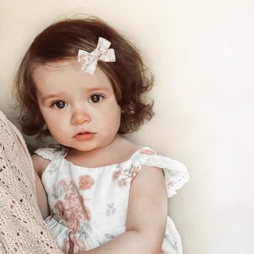 Niceye 24 Pack Baby Hair Bows for Girls, Toddler Hair Clips in Paris - Image 3