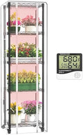 Indoor Greenhouse with Grow Lights 40W , 15.7" L×11.8" W×62.3" H by sagrynfp