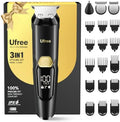 Ufree 3-in-1 Beard Trimmer for Men, IPX6 Waterproof Electric Razor by Ufree