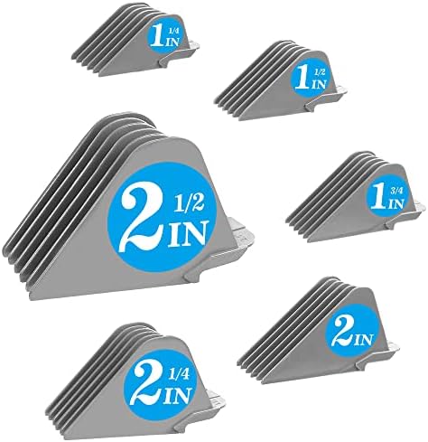 Clipper Guards Compatible with Wahl 10 12 14 16 18 20 Hair Clipper 6pcs by CR8GR8