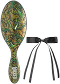 Wet Brush Original Detangler Hair Brush Elphaba (Wicked For Good) Kit - Ultra-Soft IntelliFlex Bristles - Detangling Brush Glides Through Tangles For All Hair Types (Wet & Dry) - 1 Brush & 1 Bow by WetBrush