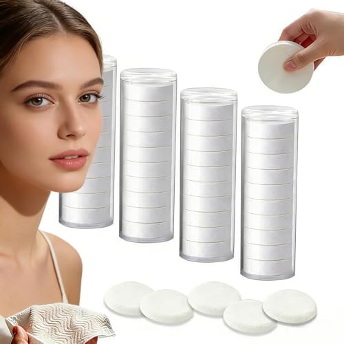 Disposable Face Towels, 80PCS Spa Soft Compressed Towels for Warmer, Portable Dry Wipes for Makeup Remover, Hot Towel Refills for Smart Heater, Warmer Use,Facial Hot Towel for Homel Spa by Unknown