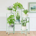 iDavosic.ly Plant Stand Indoor Outdoor, 6 Tier Metal Corner Shelf, Green by iDavosicly