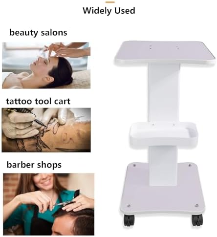 Esthetician Trolley Cart w/Wheels, Rolling Beauty Spa Organizer Station - Image 5