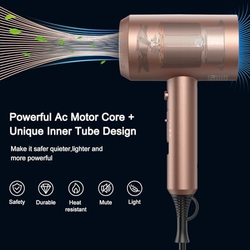 slopehill Professional Ionic Hair Dryer, Mocha Mousse - Image 2