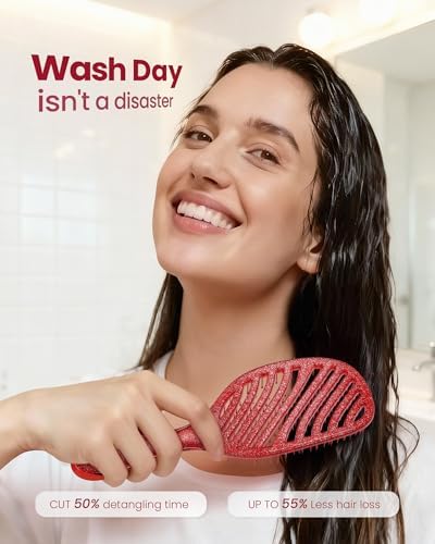 Gift for Women, Gifts for Kids & Teen Girls, AIMIKE Detangler Hair Brush - Image 5